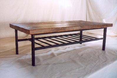 Oak top coffee table