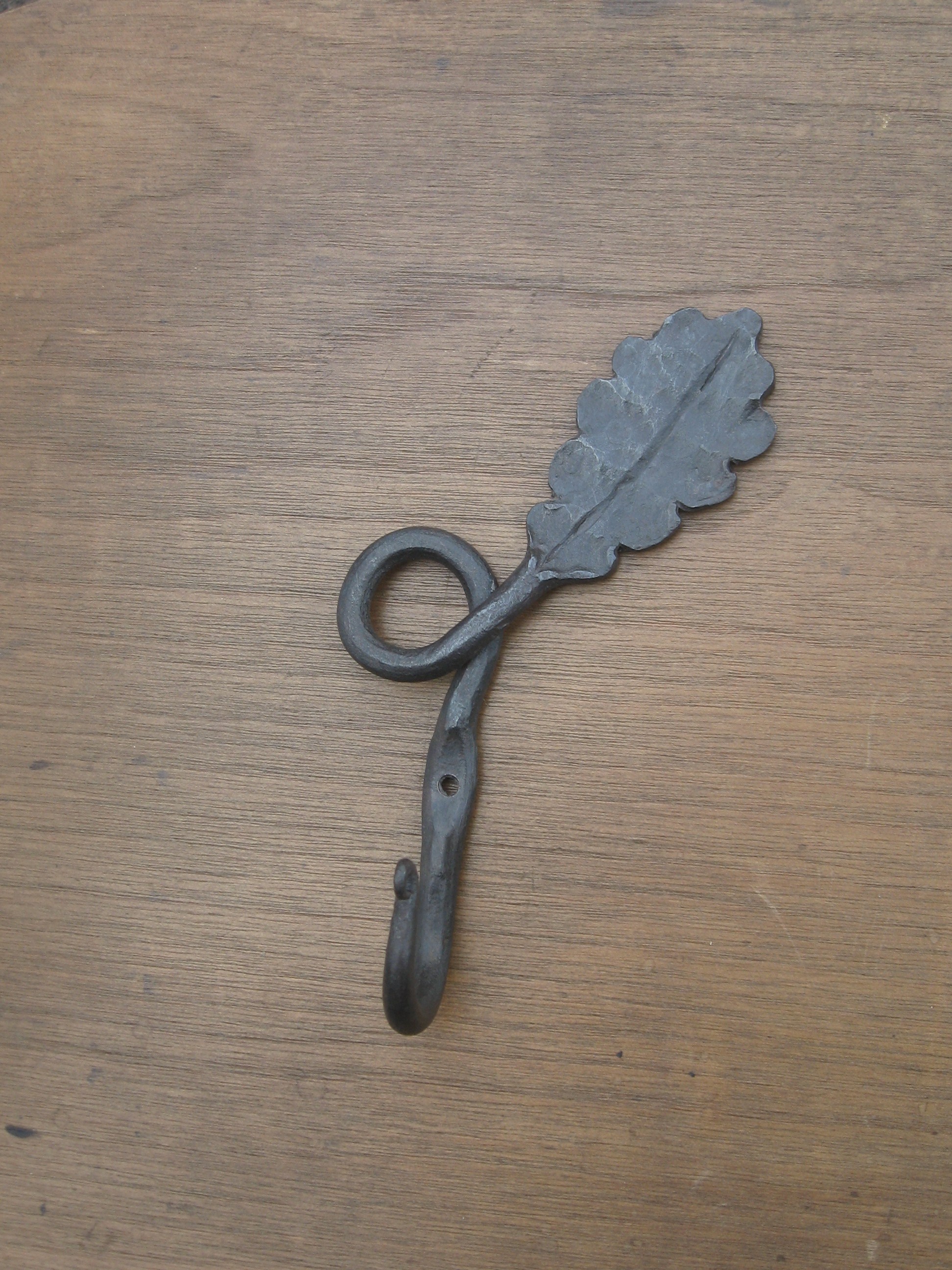 Forged Oak leaf Curtain Tie-back
